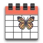 menstrual calendar android application logo